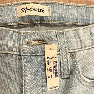 New, Madewell Mid-Rise Skinny Crop Jeans